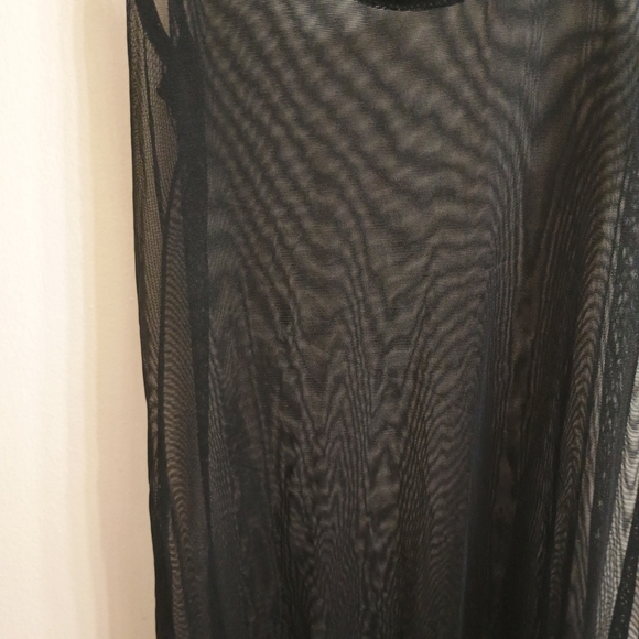 See You Monday Black Sheer Bathing Suit Cover - Picture 3 of 4